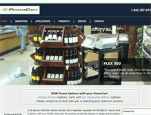 Tablet Screenshot of powercart.com